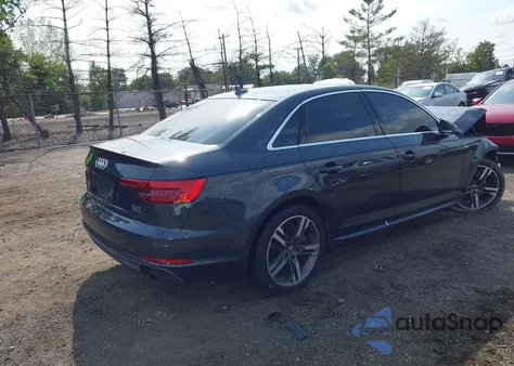 2017 Audi A4 2.0T Premium from USA, damaged, VIN WAUENAF42HN063510